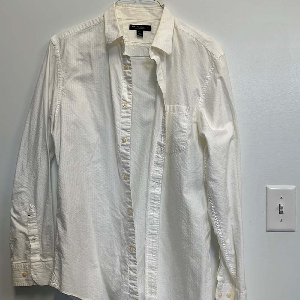 Men’s banana republic soft wash button down shirt